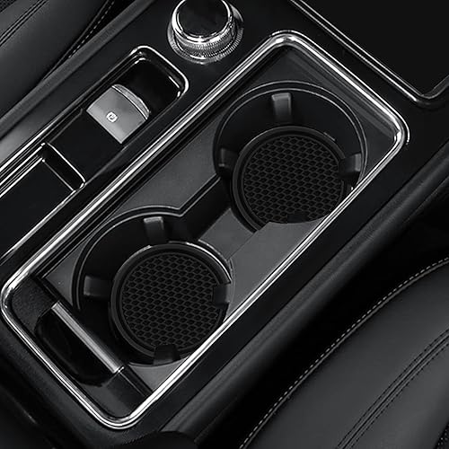 Paquete de 4 posavasos para automóvil, 2.75 pulgadas, universales, antideslizantes, portavasos para automóvil, tapete de PVC para portavasos para