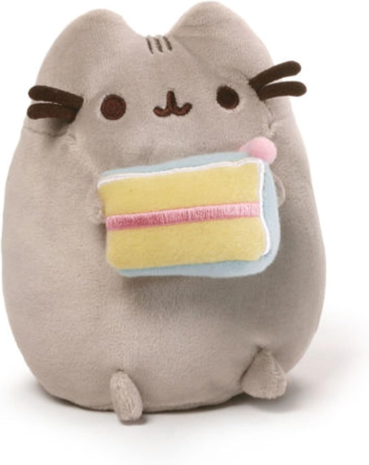 GUND Pusheen and Stormy Birthday Set Plush, Collectible Stuffed Animals for Ages 8 and Up, Gray, 6.5”