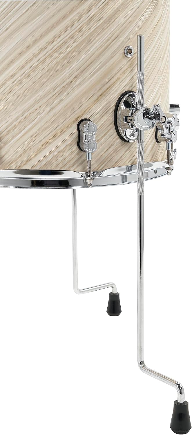 Pacific Drums & Percussion PDP Concept Maple 4-Piece Fusion, Twisted Ivory Drum Set Shell Pack (PDCM20FNTI), 8x10 & 9x12 Tom,14x14 Floor Tom, 16x20 Kick Drum
