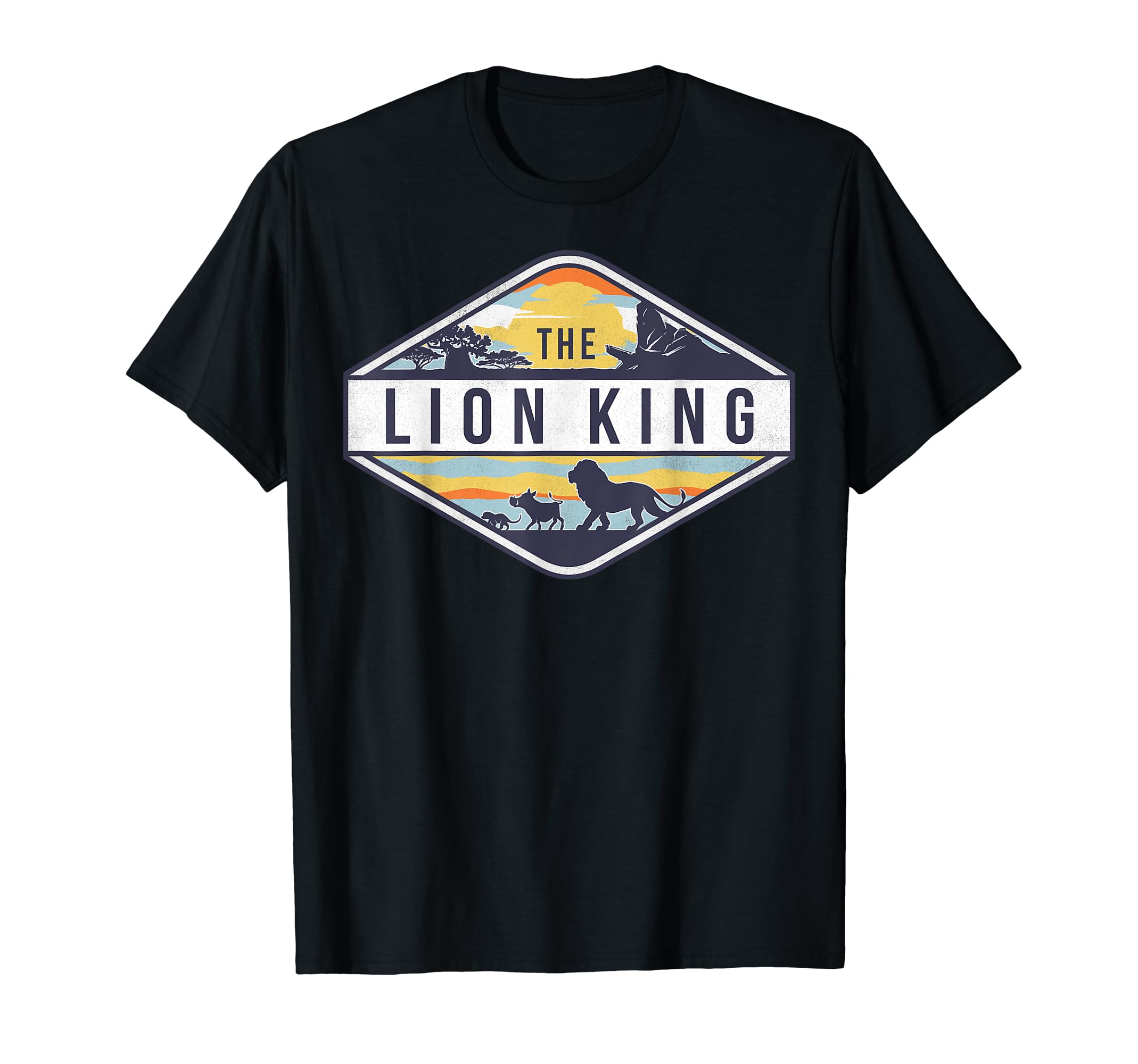 disneyThe Lion King Simba Timon Pumba Land And Sunset T-Shirt