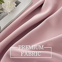 Vista 5 de MIULEE Cenefa de ventana opaca de primavera para dormitorio, cocina, baño, sala de estar, oscurecimiento de bolsillo para barra, cenefa de cortina