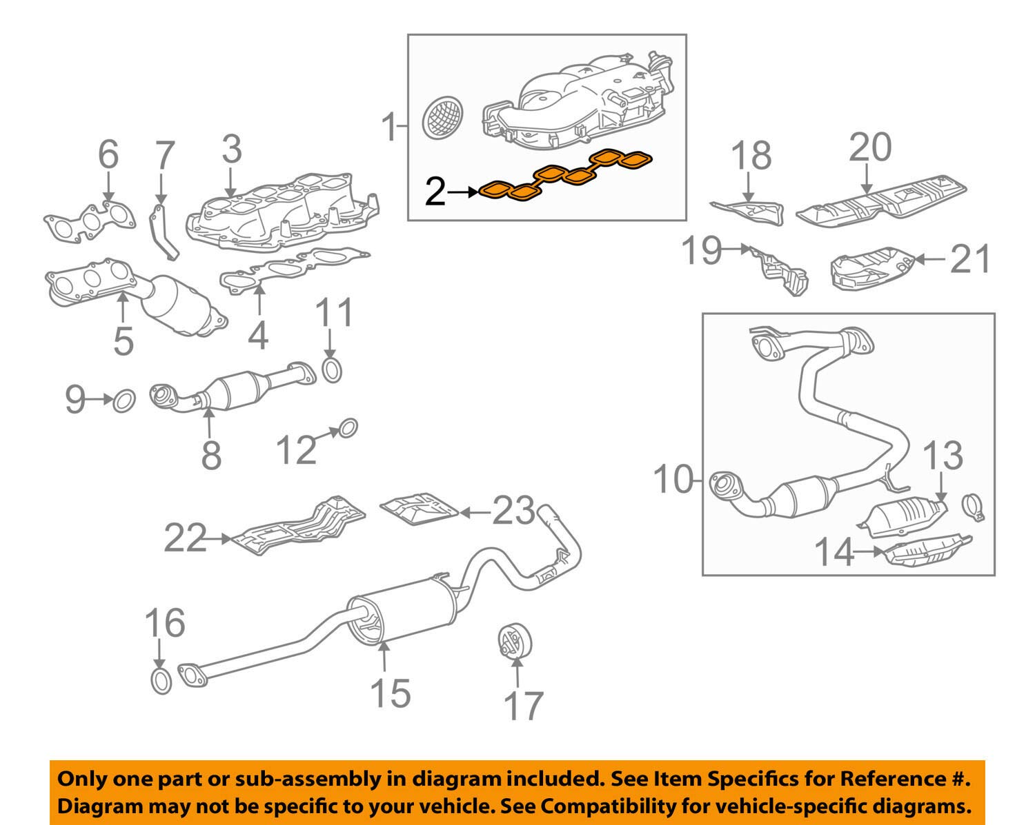 Amazon.com: Toyota Genuine Parts - Gasket, Air Surge Ta