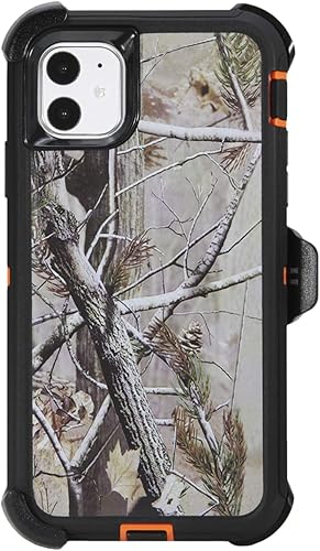 WallSkiN Funda para iPhone 11 (6.1 pulgadas) resistente de cuerpo completo, protecciĂłn contra caĂdas de grado militar, funda para cinturĂłn de hombre WallSkiN Funda para iPhone 11 (6.1 pulgadas) resistente de cuerpo completo, protecciĂłn contra caĂdas de grado militar, funda para cinturĂłn de hombre