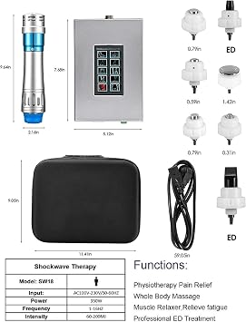 Focused ESWT Shockwave Therapy Machine for Pain Relief & ED