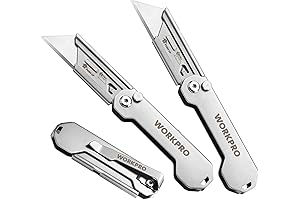 WORKPRO 3-Pack Folding Pocket Knife
