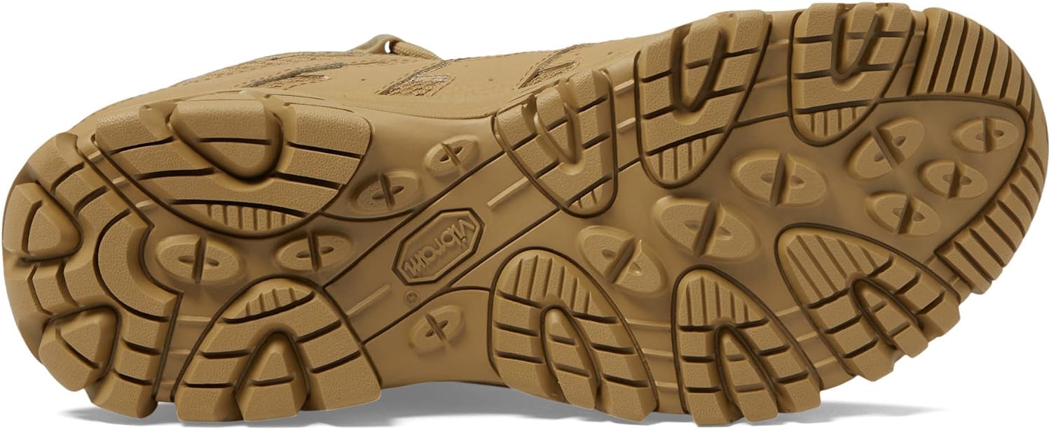 Merrell mens Moab 3 Tactical Mid Waterproof Boots, Coated Leather & Mesh Upper Combat Hiking Work Shoes - Image 3