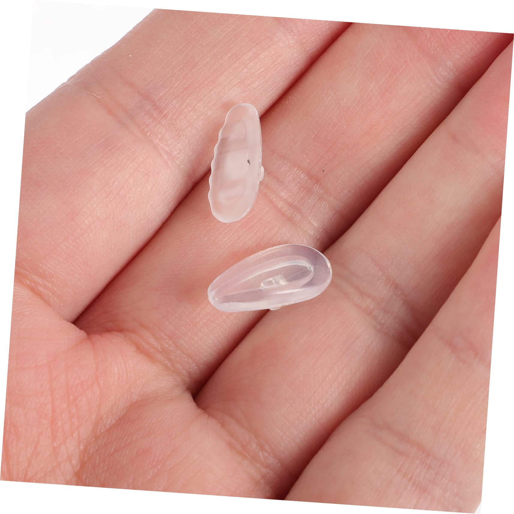 Healeved Almohadillas Nasales De Silicona Antideslizantes Para Gafas Juego De Repuesto Tornillos Para Óptima Gafas Compatible Varios Paño De Limpieza Aleatorio