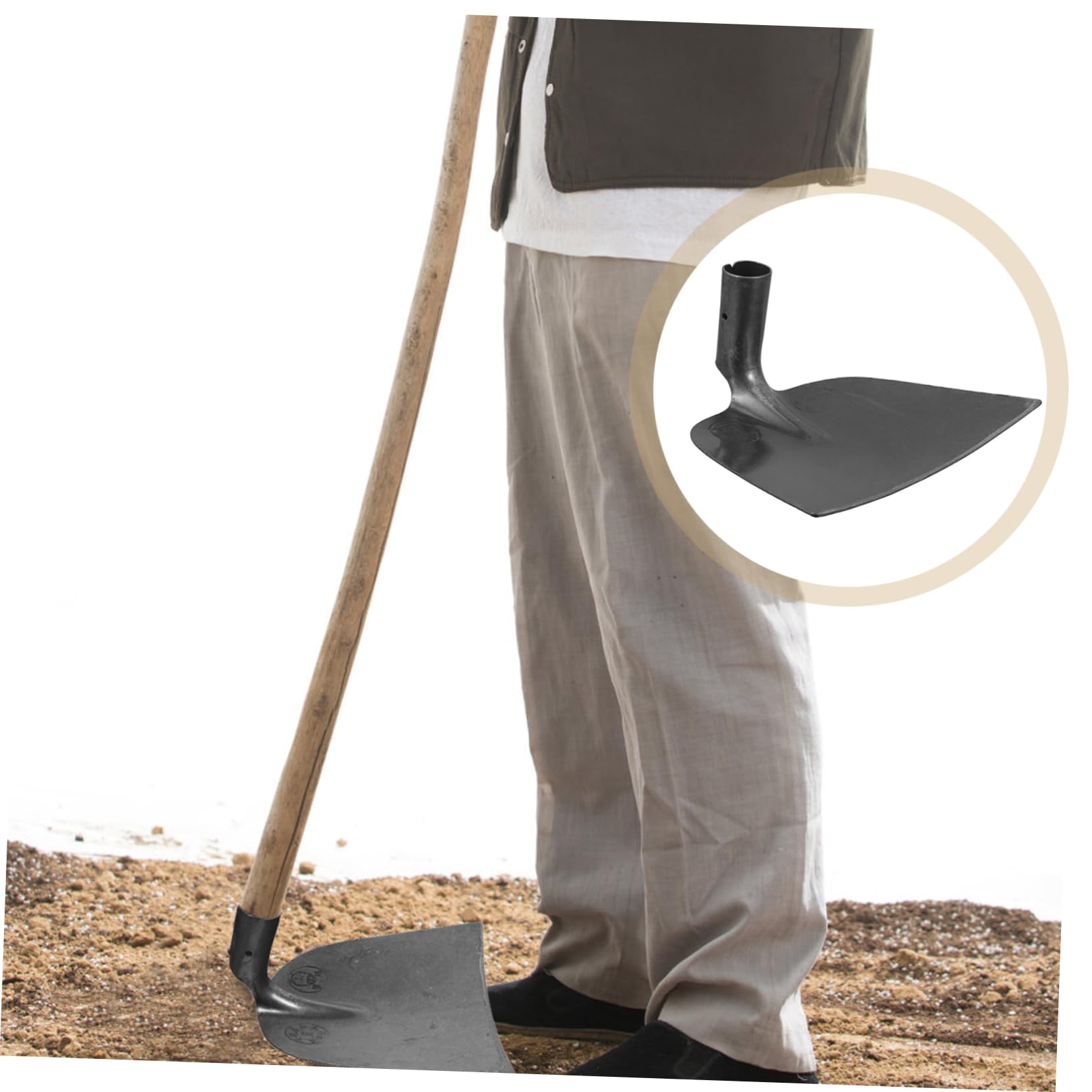 Agricoltura Professionale Zappetta in Acciaio al Manganese ad Alta Durezza, Lavoro del Terreno, Giardinaggio, Attrezzi da Lavoro