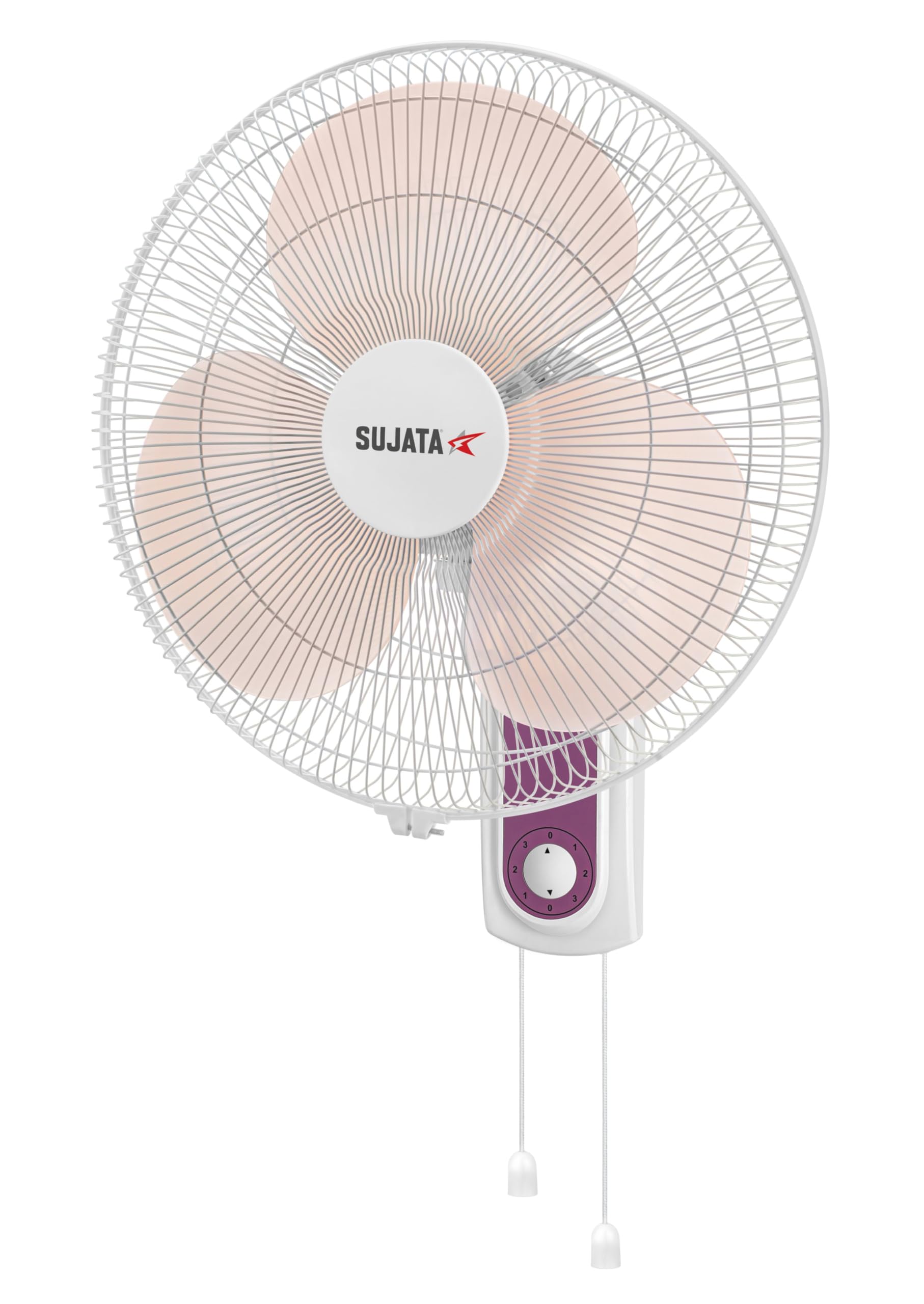 Sujata Wall Fan | 2 Years Warranty | 400 mm Sweep Wall Mount Fans for Home, Wall Fan for Living Room, 120 Ribs Guard, 3 Speed Control, Strong Airflow & Low Noise - Metal (LX SWF27 - White)-image-21