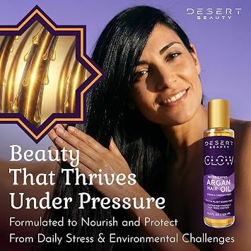 Argan Oil, 4 oz, Hair Oil Treatment for Dry Damaged Hair, Leave-in Conditioner, Hydrating, Strengthens, Natural, Cruelty Free