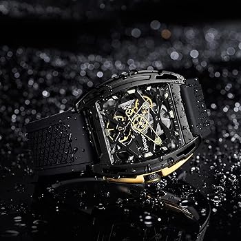 Amazon | [公式販売店] CIGADesign 腕時計 メンズ スケルトン