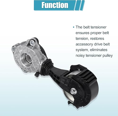Miniatura 4 de uxcell Rueda tensora de correa de transmisión Serpentine para Mini Cooper 2007-2015 para Mini Cooper Countryman Paceman 2013-2016 Polea tensora AC