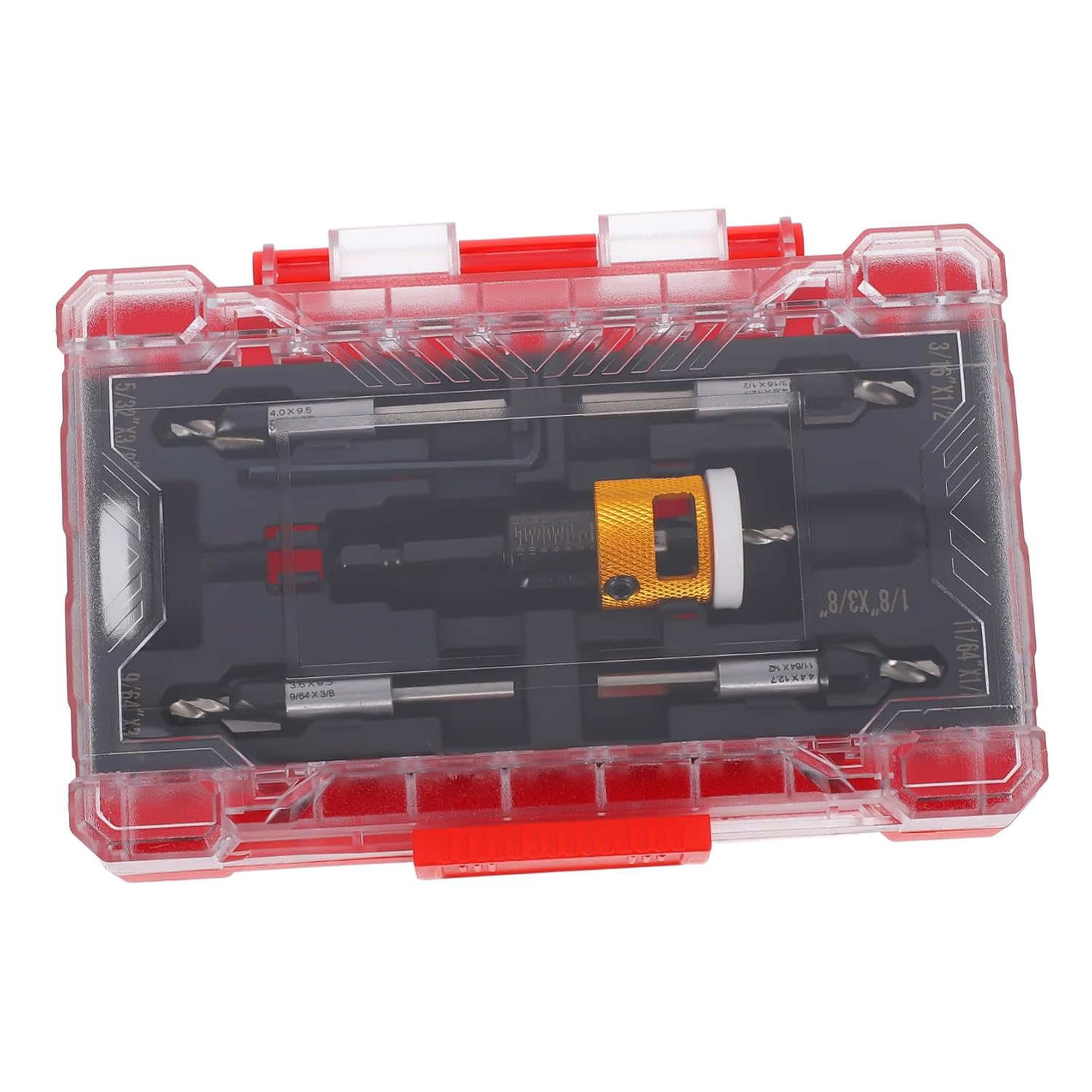 Practical Countersink Bits Kit 1 Set for Wood Counter Sink Drill Bit Efficient Drilling Depth Stop Collar