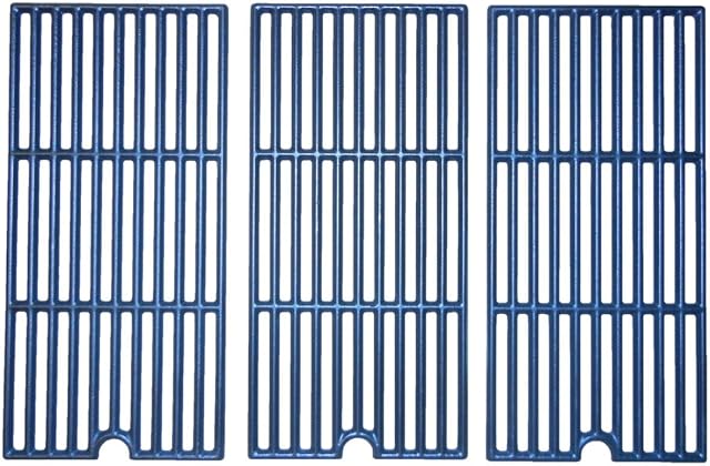 Music City Metals – Ensemble de grilles de cuisson en fonte de porcelaine Coleman Finition mat, Remplacement parfait 18 3/8/2 x 26 7/16. (46.7 cm x 67.2 (cm) BBQ Parties de grilles 3-Pieces
