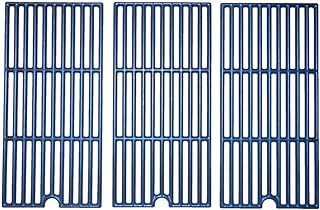 Music City Metals 65253 Matte Cast Iron Cooking Grid Replacement for Select Coleman and Cuisinart Gas Grill Models, Set of 3