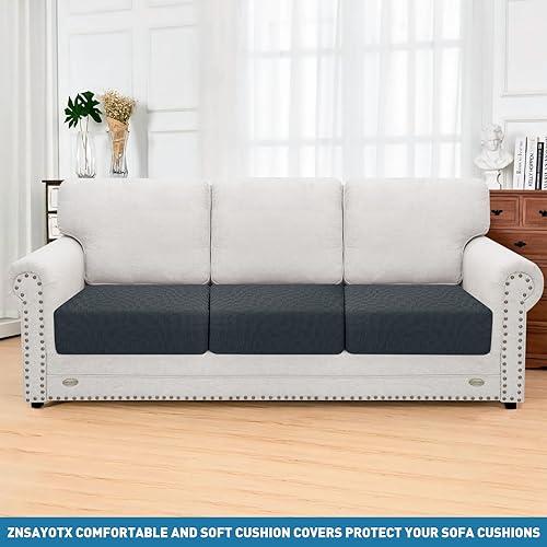 Miniatura 3 de Funda de cojín elástica 2025 para sofá, fundas de asiento de sofá individuales, extraíbles y lavables, funda de cojín de repuesto para sofá