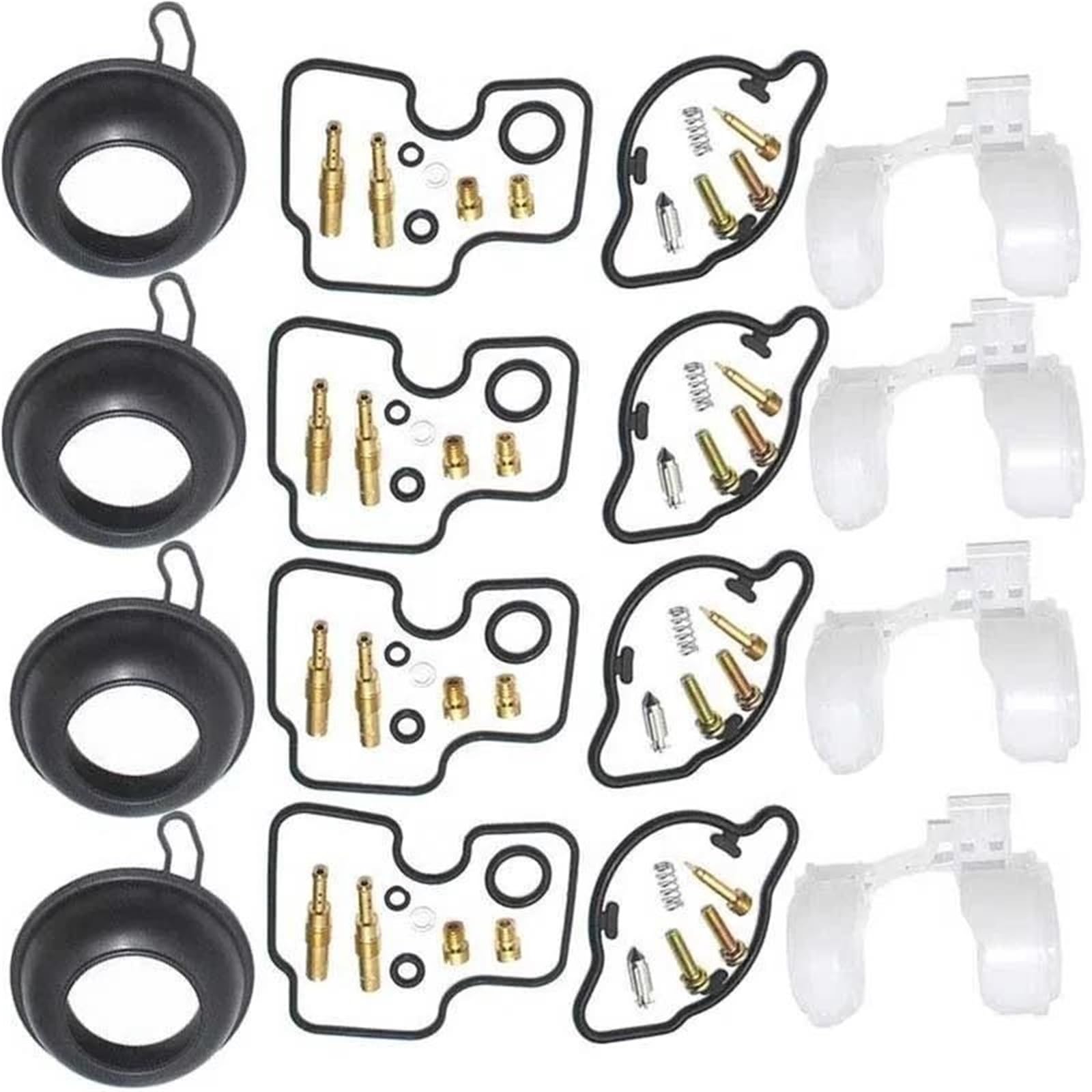 guarnizione di tenuta Kit Riparazione Carburatore Moto 4X Galleggiante A Membrana Per CBR600F2 1991-1994 CBR 600 CBR600 F2