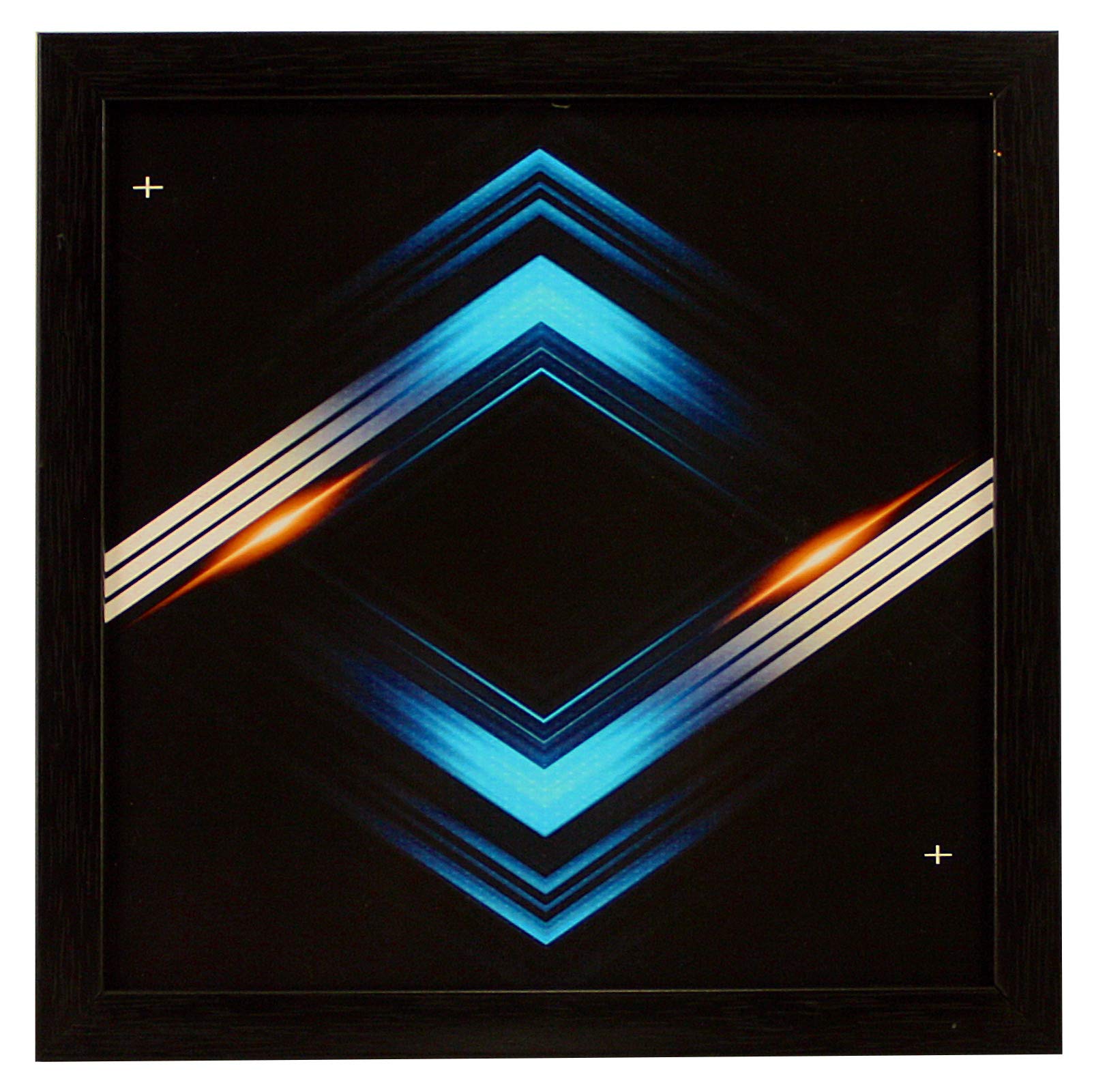 Indianara 4 Piece Set of Framed Wall Hanging Abstract Art Decor(1502) Art Prints 8.7 inch X 8.7 inch Without Glass 2