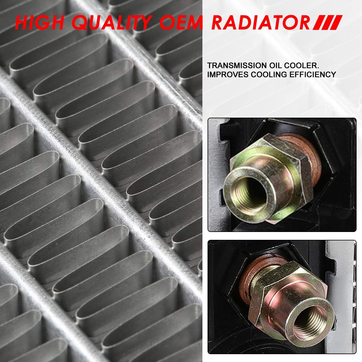 Auto Dynasty Radiator Compatible with 1999-2004 Ford F150-F350 Heritage Super Duty Lobo Expedition Lincoln Navigator Blackwood 4.2L 4.6L 5.4L AT MT, DPI 2257 1-Row Cooling Radiator, Aluminum Core