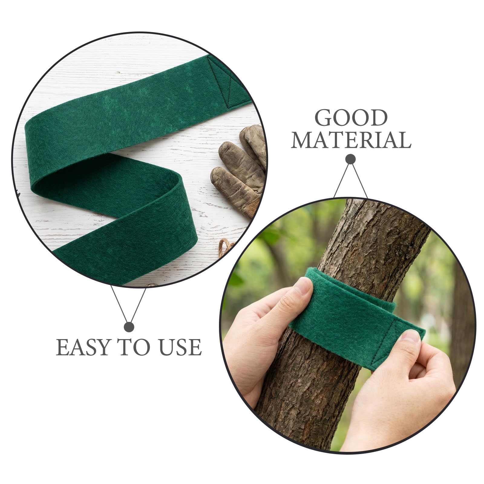 Lot de 4 Protections d'arbre pour Slackline - 2 m (79 po) / 2 m (6,7 pi) - Protections pour balançoires, hamacs et équipements de Plein air - Sangles de Guidage antidérapantes et