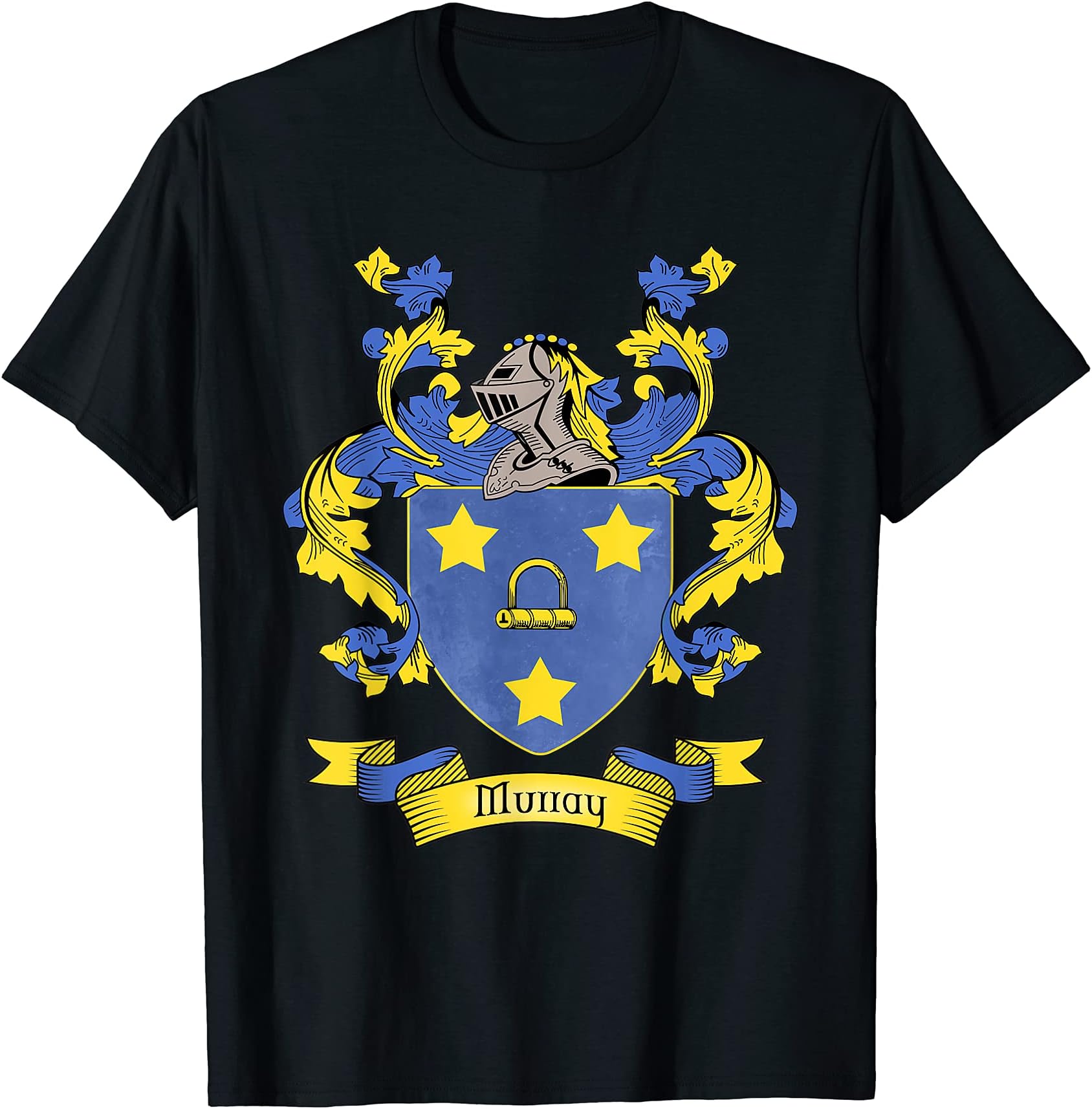 Murray Coat of Arms | Murray Surname Family Crest T-Shirt
