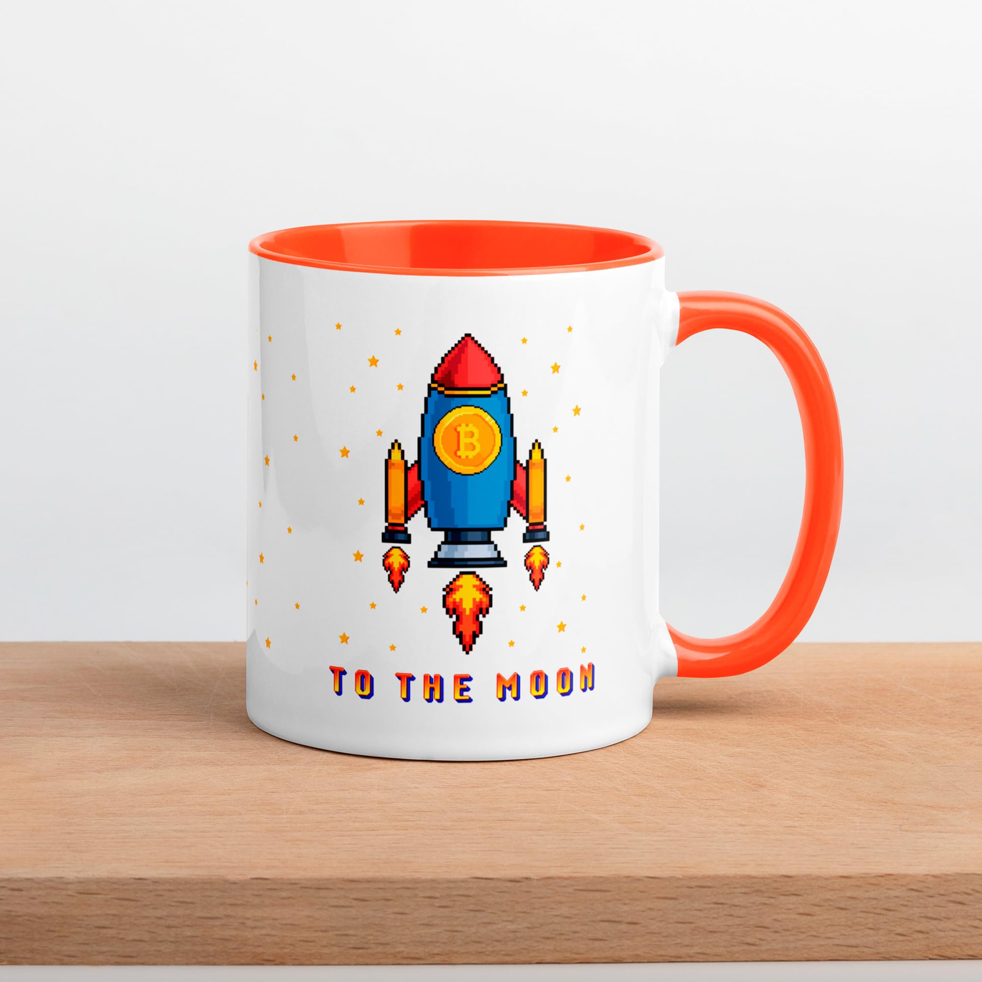 Bitcoin 8-bit cryptocurrency cup, pixel art, 8-bit to the moon, breakfast  mug, ceramic, white, content 330 ml, original gifts (Bitcoin 8-bit) :  Amazon.nl: Home & Kitchen