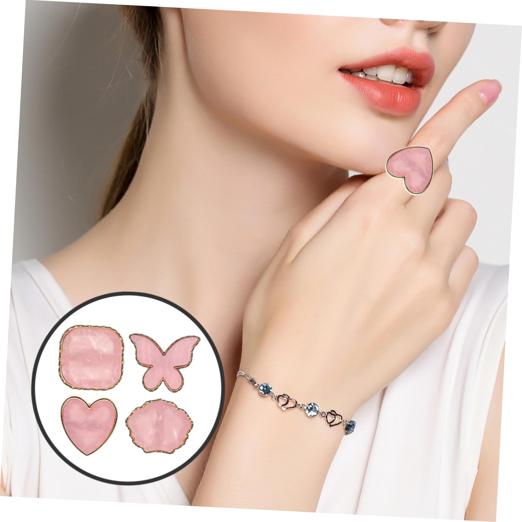 Ipetboom 20pièces Palette De Mélange Pour Manucure Avec Anneau Outils De Nail Art Pratiques Pour Création De Couleurs Et Designs Élégants