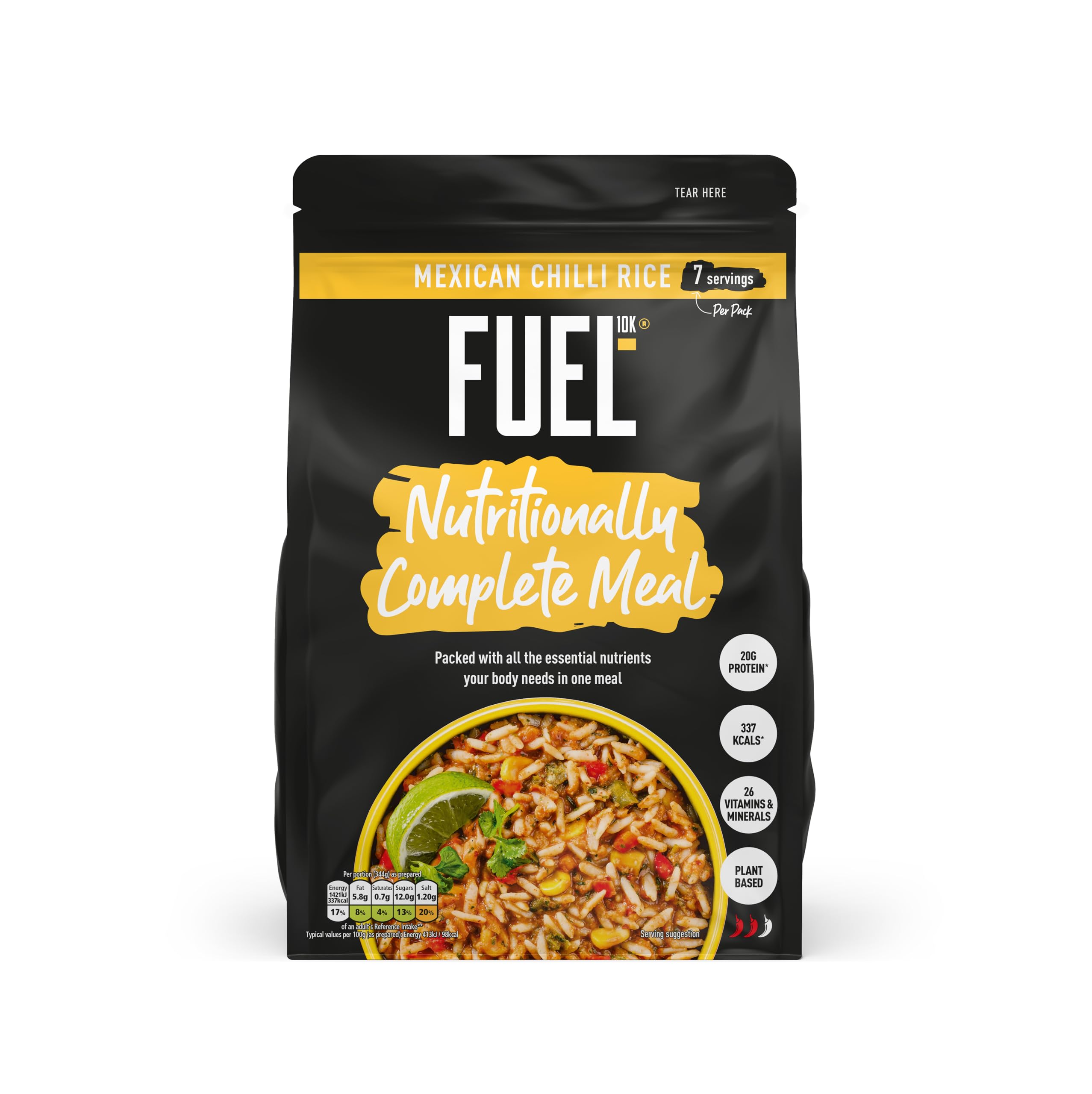 FUEL10KComplete Nutrition Meal, Mexican Chilli, 658 g