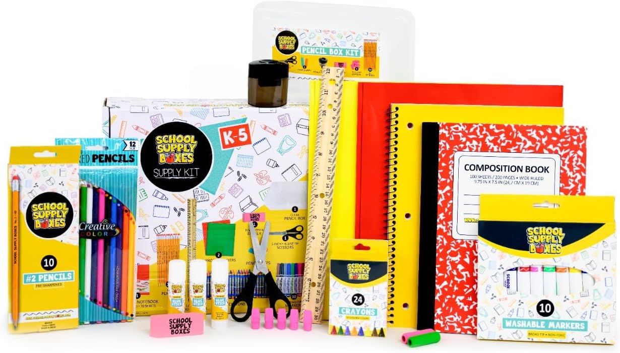 Back To Box Grades K-5 - Kit Back To Essentials - 32 Pieces