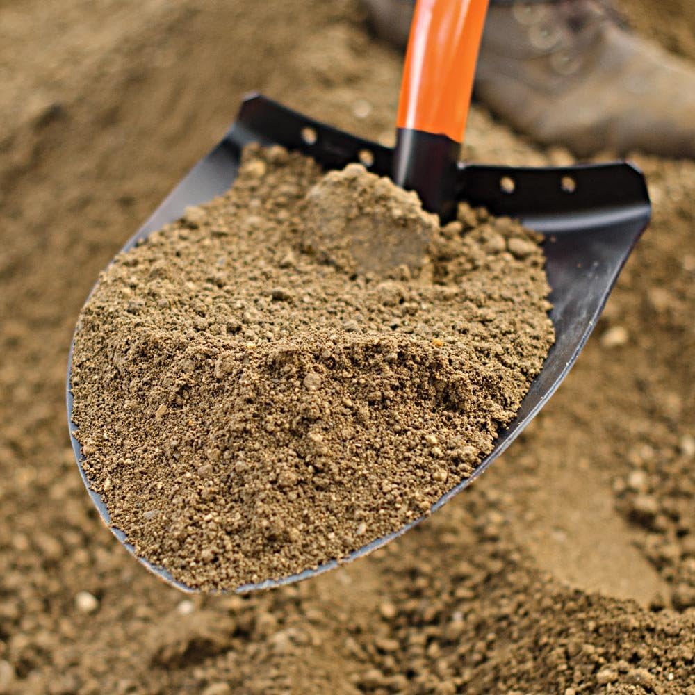 A.M. Leonard Round Point Shovel, 48 Inch Tubular Alloy Steel Handle