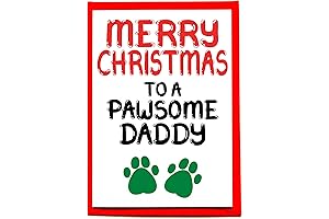 Personalized Christmas Card From Pawsome Grandson