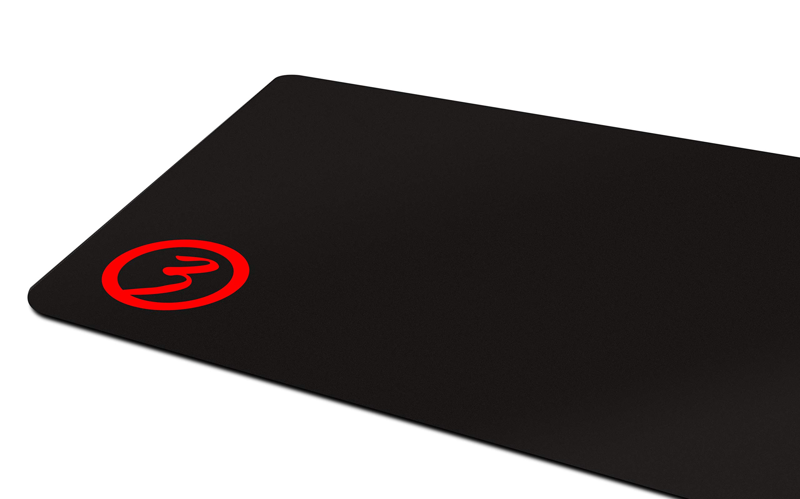 Alfombrilla Gaming Ozone Ground Level EVO - Diseño Gamer - Alfombrilla XL - Ergonomica, Superficie Tela Suave, Base de Goma, Antideslizante, Negro