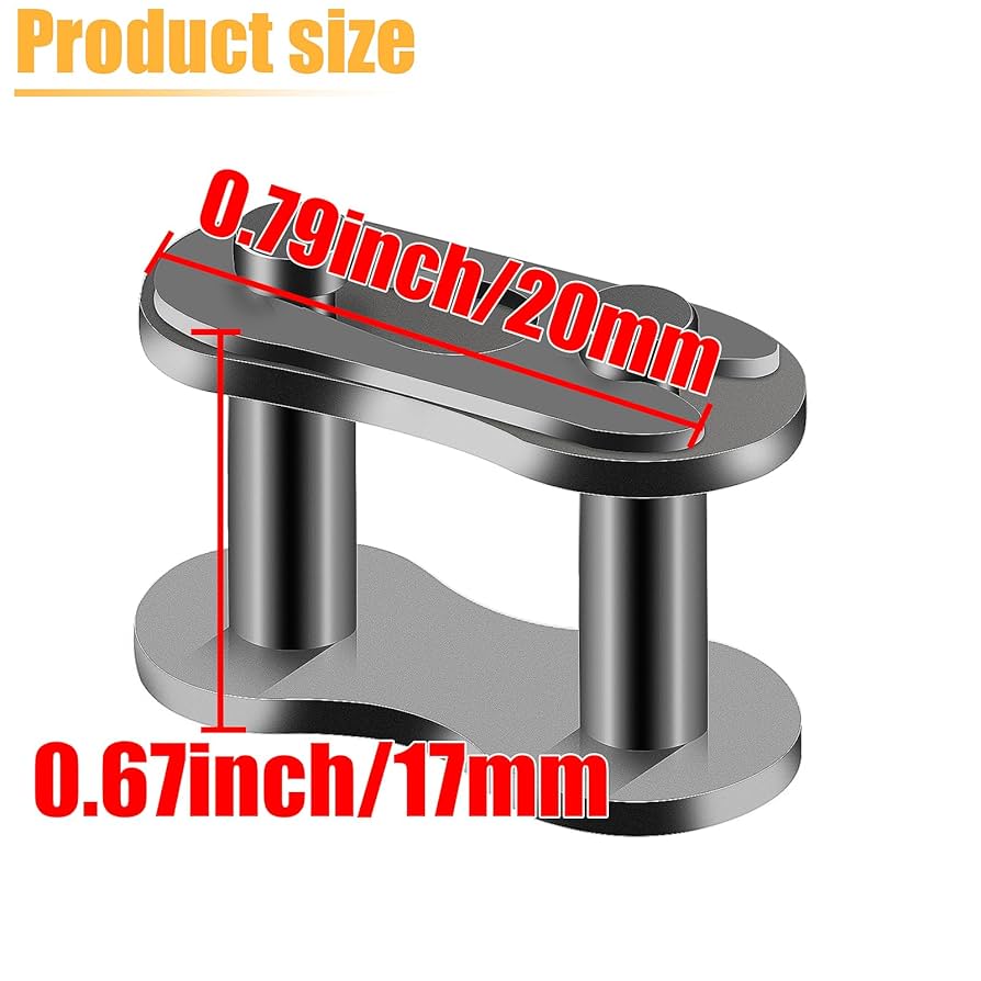 QAZAKY 10 Pcs Gold 428 Drive Chain Repair Master Connector Split