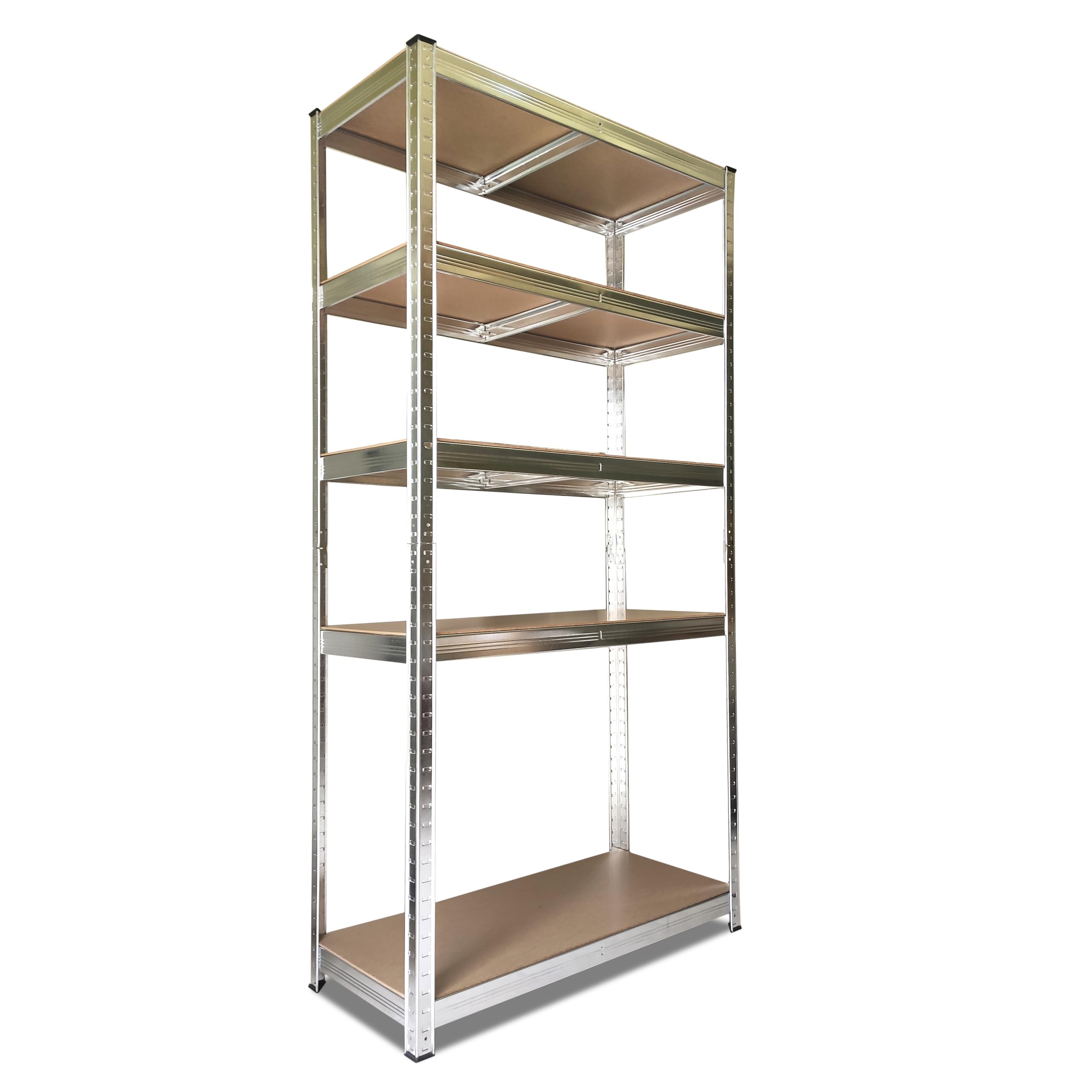 Nyana Home | Estantería Metálica Galvanizada 875kg | 5 Baldas | Medidas 180 x 90 x 40cm | Garaje Oficina Despensa