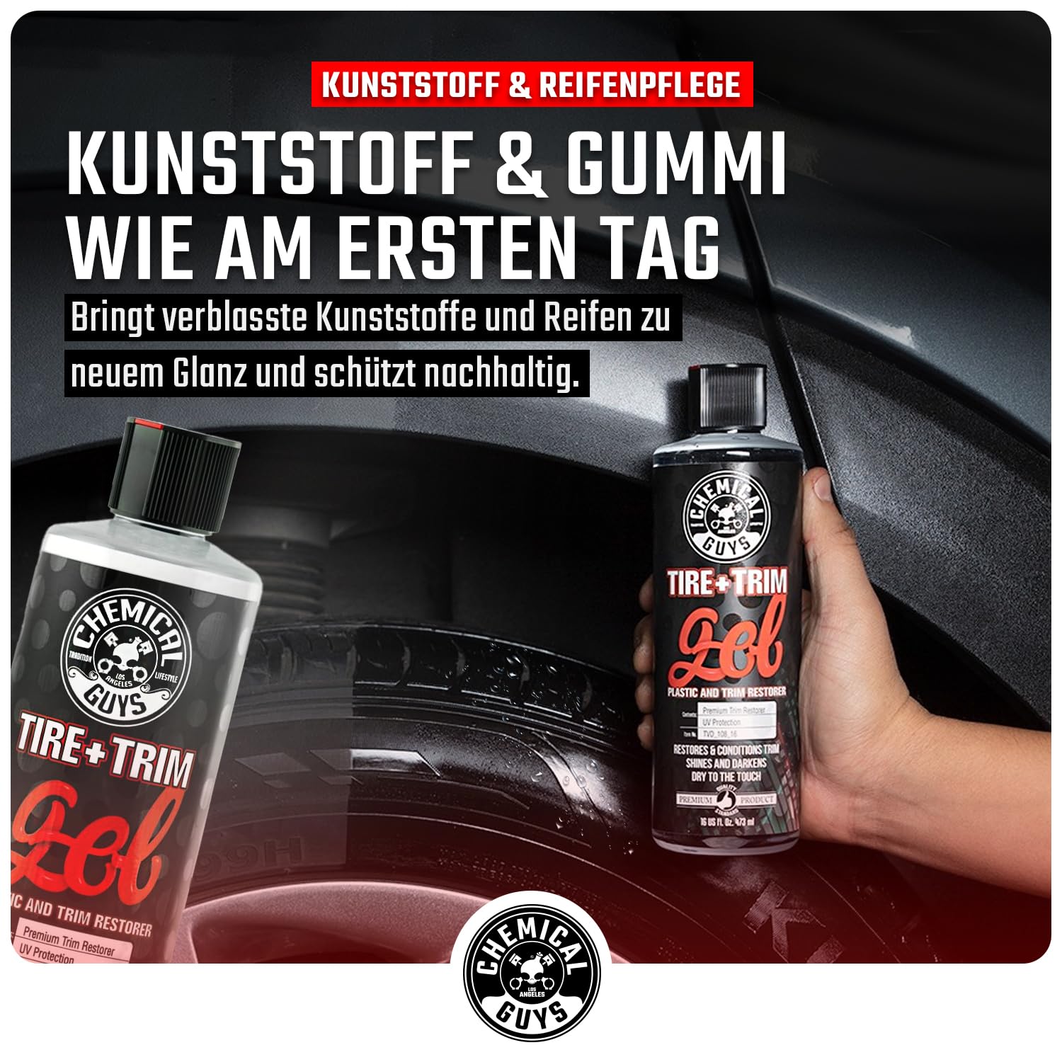 Chemical Guys Tire & Trim Gel for Plastic & Rubber