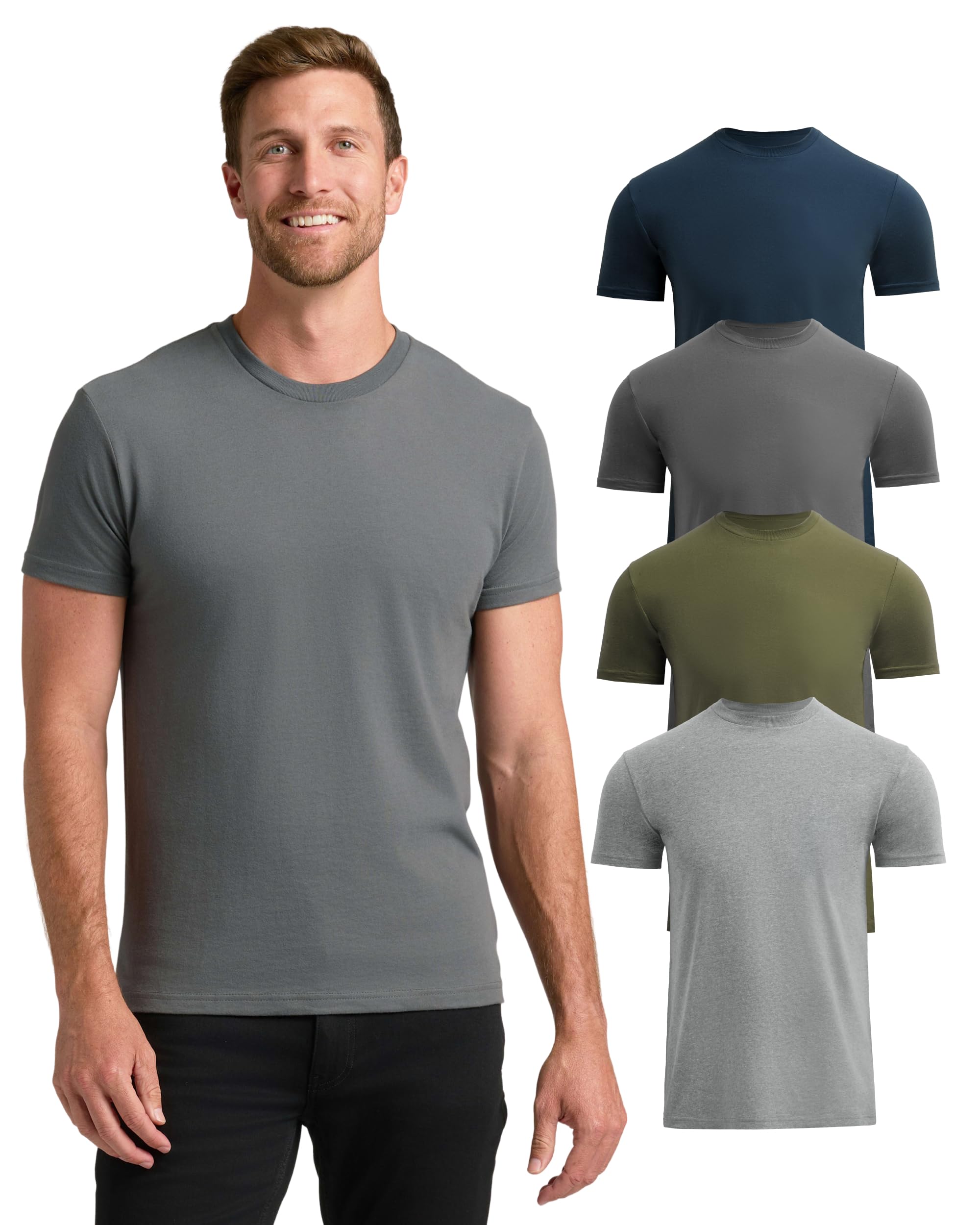 True Classic Herren T-Shirt - Kurzarm Rundhals T-Shirts für Männer UK, Baumwollmischung Herren T-Shirts, Neuheit T-Shirts Herren UK