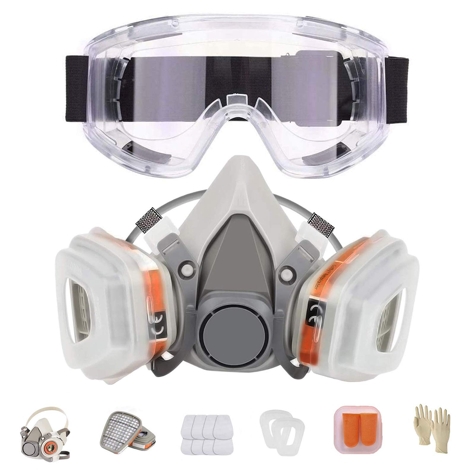 See full amazon price history chart for Reusable Face Cover Set for Painting,Gas, Dust, Machine Polishing, Organic Vapors with Filter Cotton, Glasses and Gloves for Staining,Car Spraying,Sanding &Cutting, DIY and Other Work Protection Reusable Face Cover Set for Painting,Gas, Dust, Machine Polishing, Organic Vapors with Filter Cotton, Glasses and Gloves for Staining,Car Spraying,Sanding &Cutting, DIY and Other Work Protection (B08S6XR46X) Amazon Price History, Amazon Price Tracker