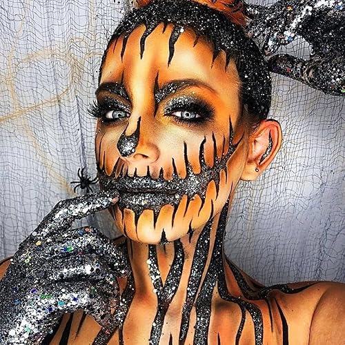 Miniatura 2 de Purpurina corporal plateada, gel de purpurina facial, lentejuelas de sirena, labios, ojos, uñas, maquillaje corporal con purpurina, líquido