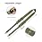 CVLIFE 2 Point Rifle Sling Strap with Metal Hook Adjustable Traditional Gun Sling Army Green