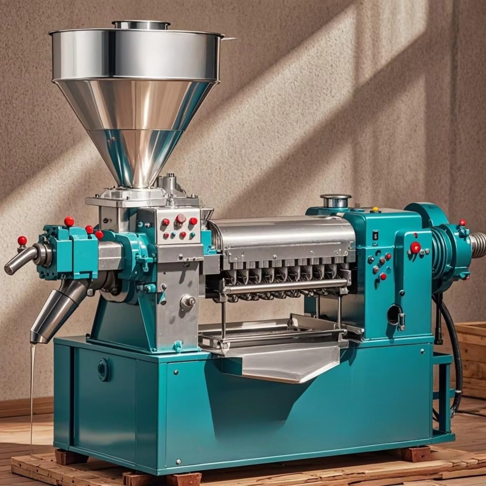 Expulsor industrial de prensa de aceite de tornillo de alta capacidad