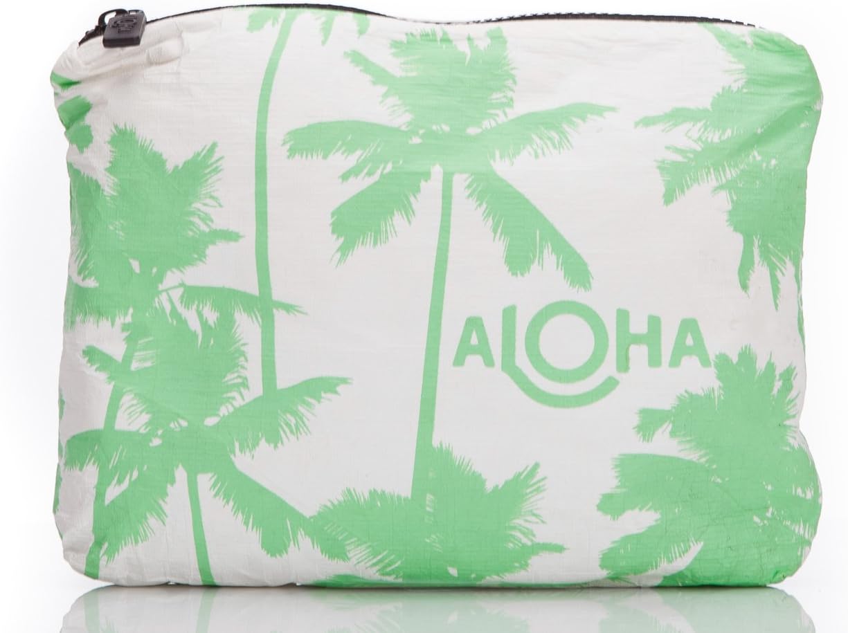 ALOHA Collection small Coco Palms Travel Bag, key lime