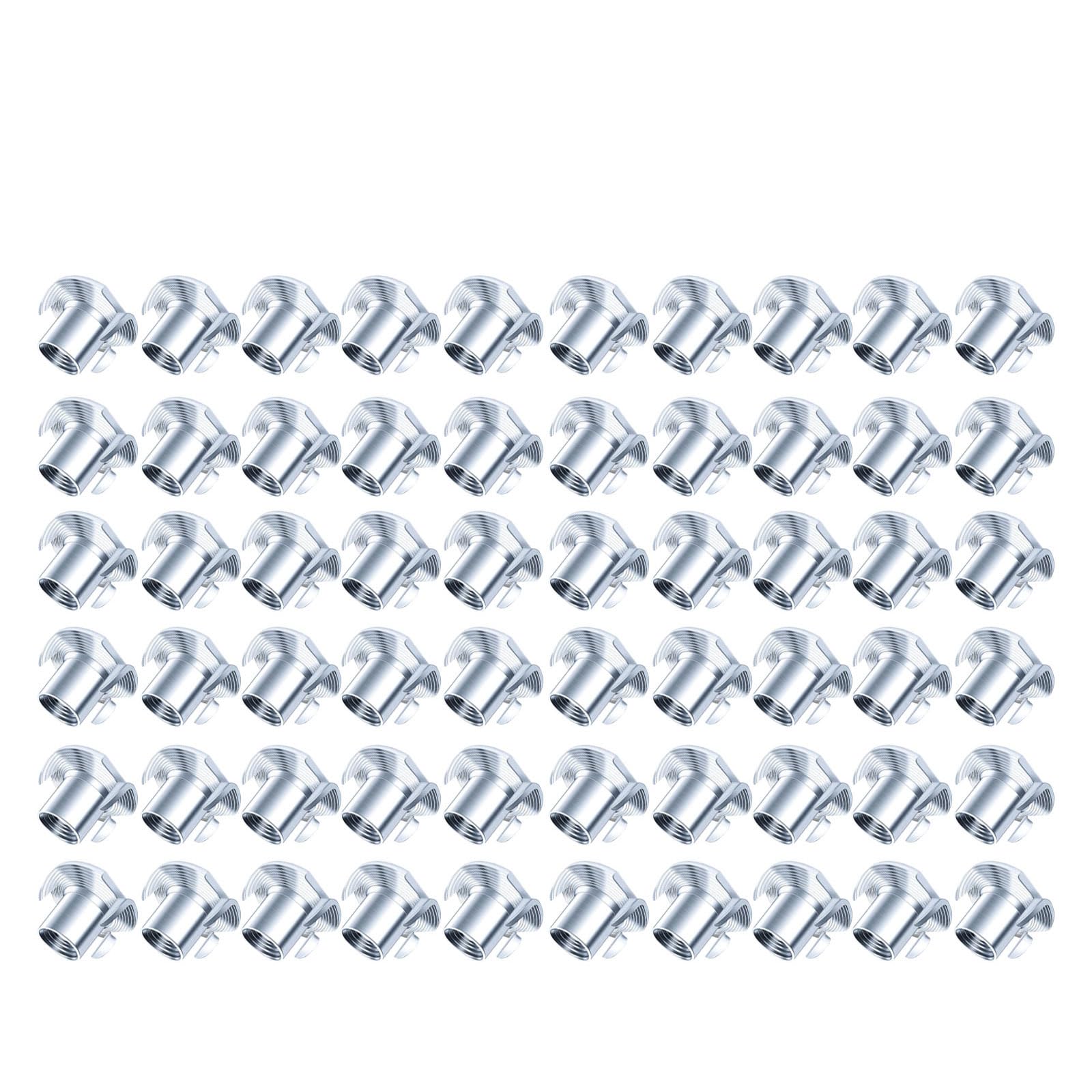 210 Pcs 1/4 20 Threaded T Fasteners Robust Alloy Steel Fits Furniture Climbing Tools and Gear Assembly T Slot Nut