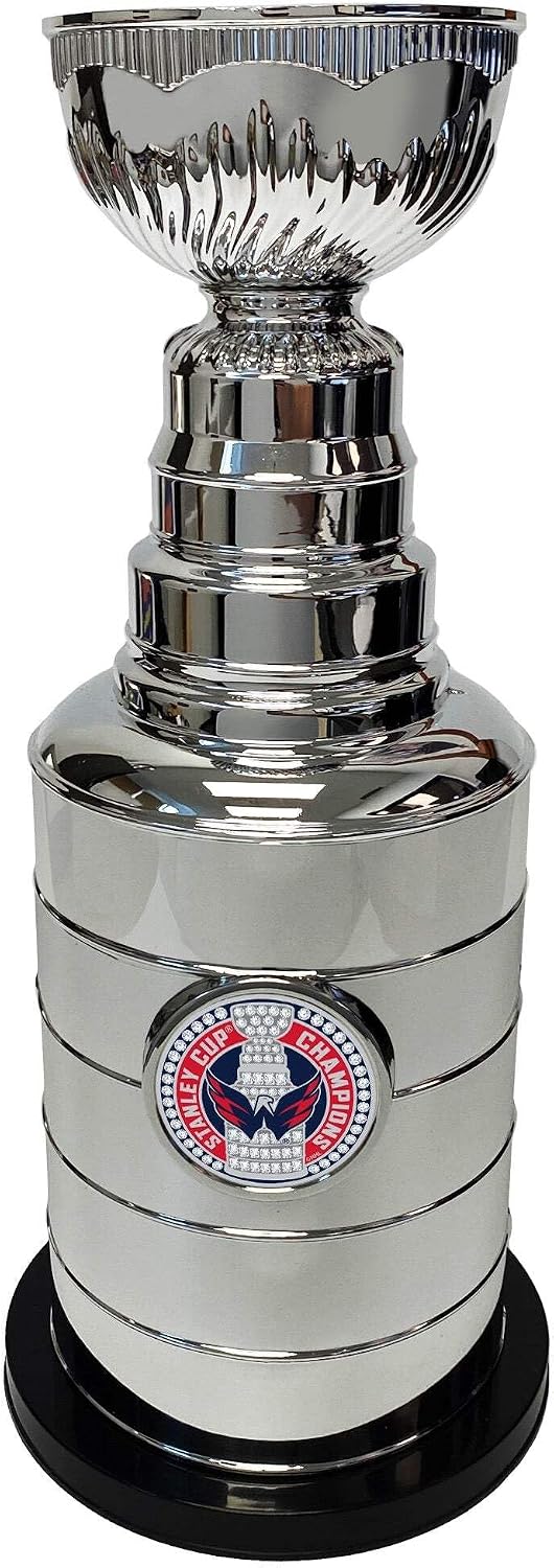 Sports Decor Washington Capitals Stanley Cup Coin Bank with Trimflexx