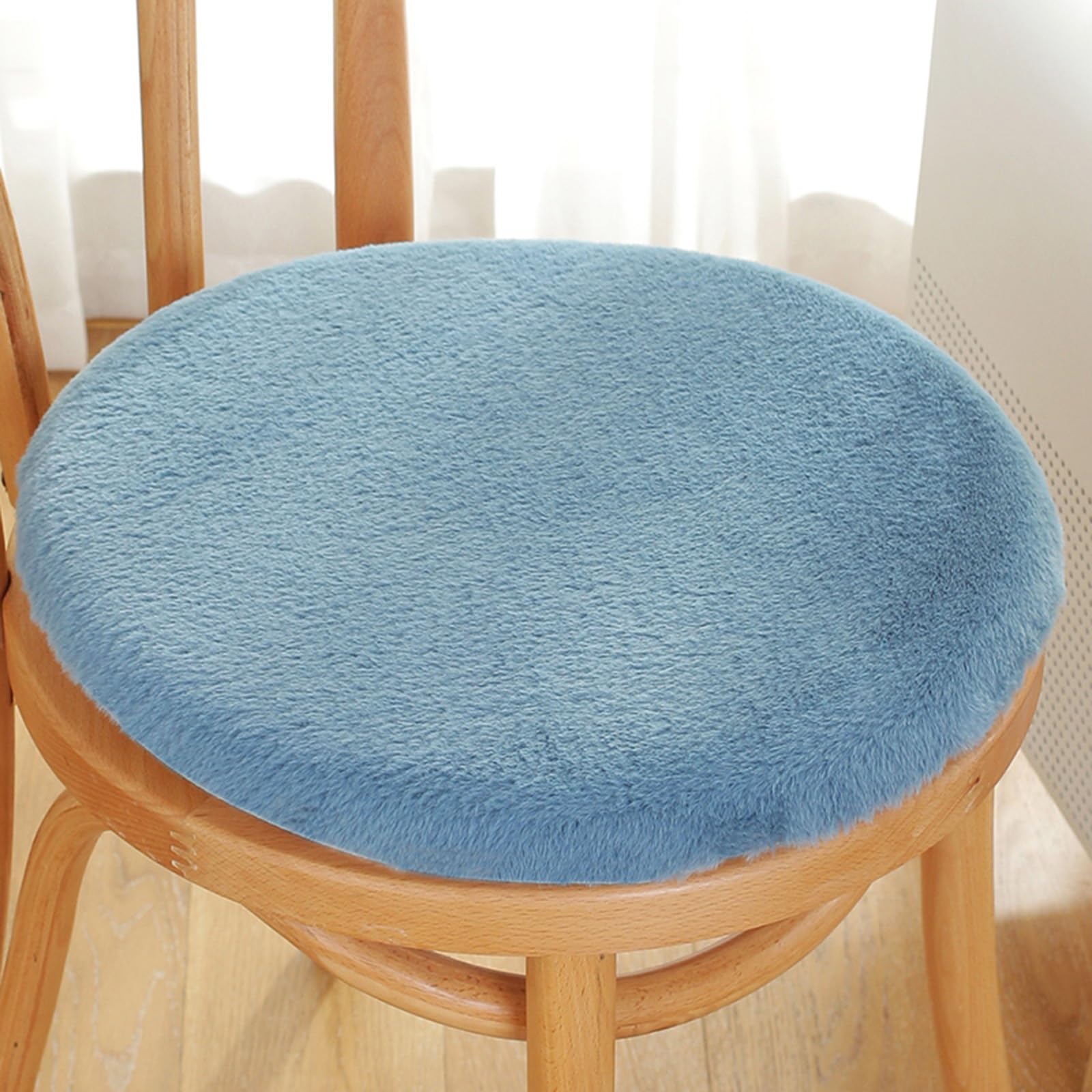 Coussin de chaise rond amovible assise mousse mémoire forme maison