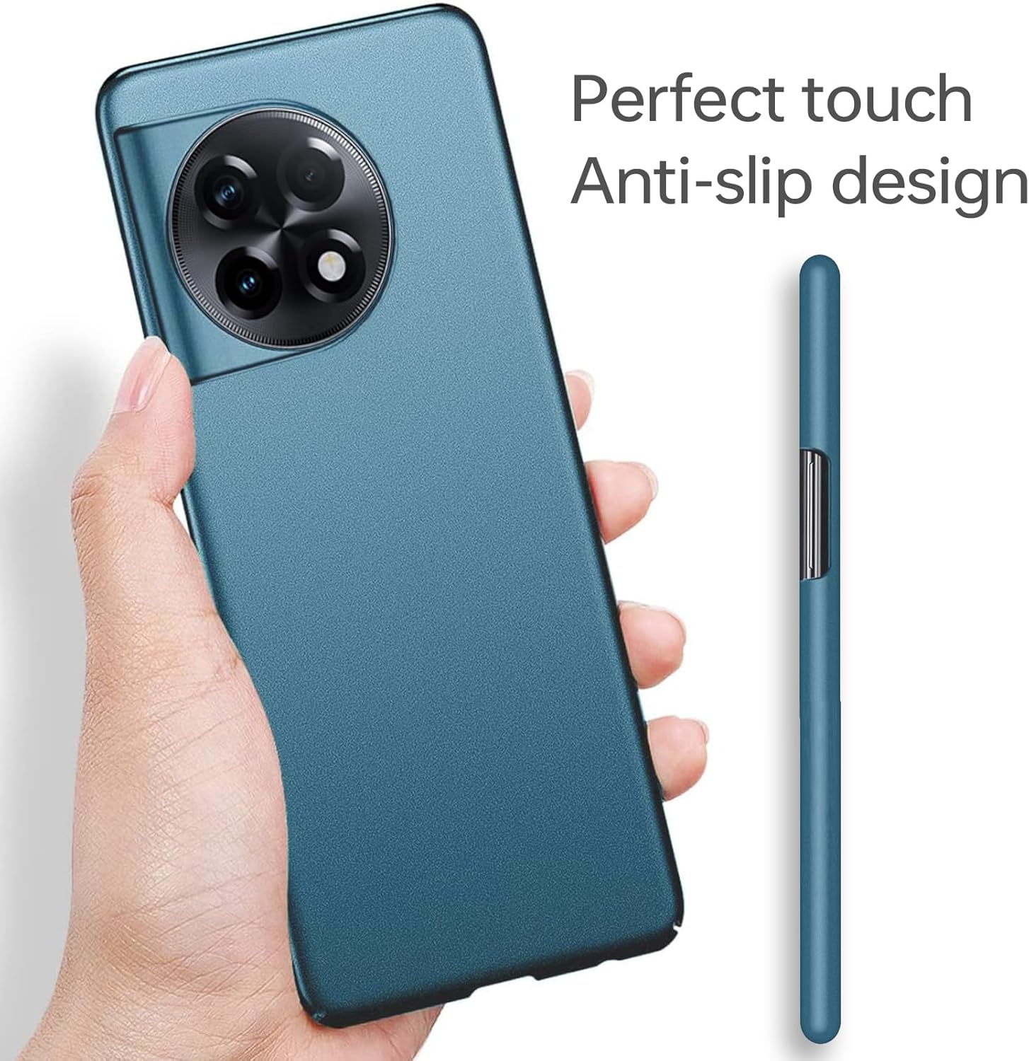 Slim Phone Case Fit for Oneplus 11R - Sleek Blue Finish, Anti Scratch 6.74 Inch 2026 - view 5