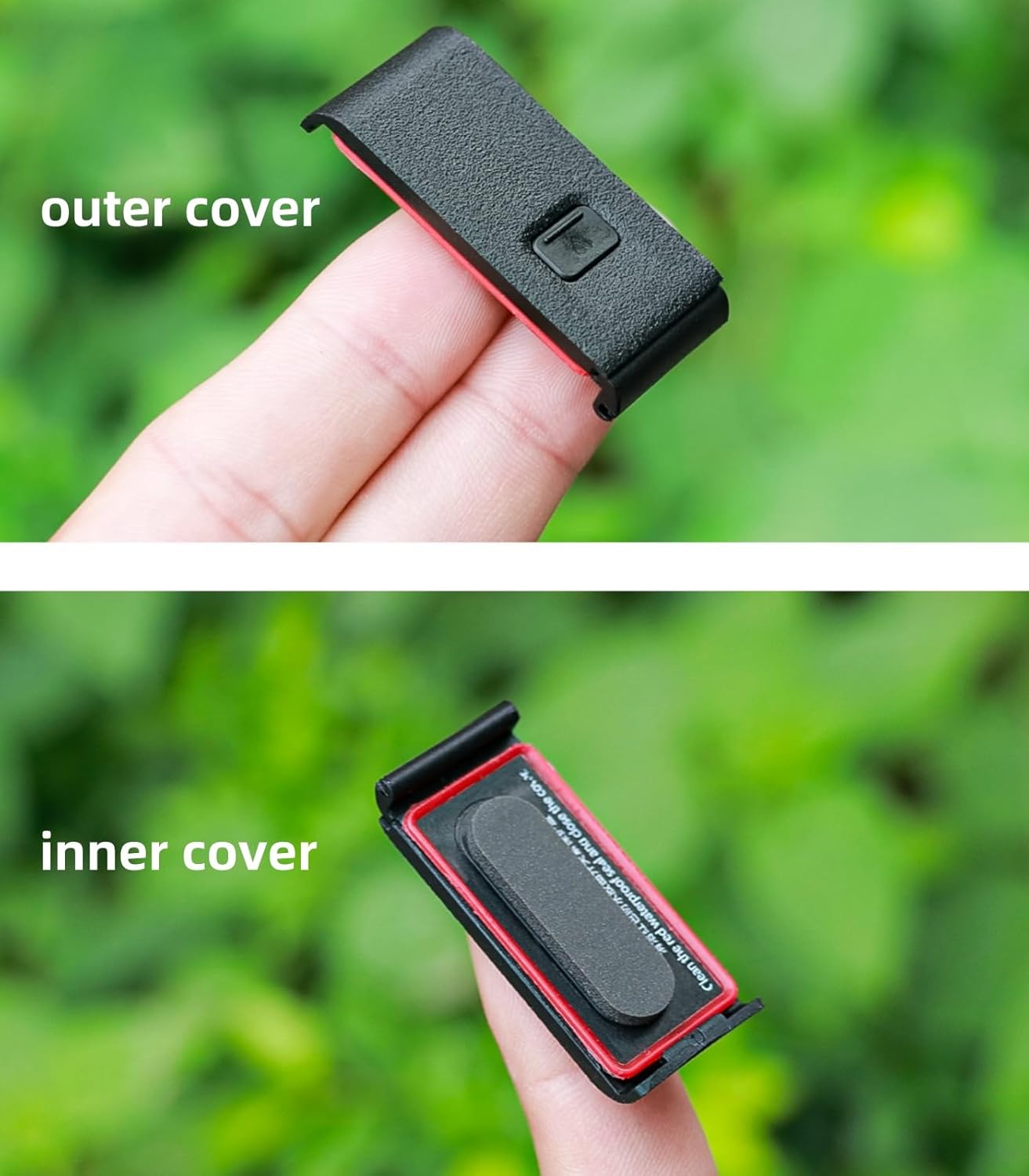 Replacement Battery Door Side Cover for DJI OSMO Action 3/4/5 Pro, Dust-Proof and Waterproof Battery Port Cover Repair Part Camera Accessories, Suitable for DJI OSMO Action 3/4/5 Pro Cameras