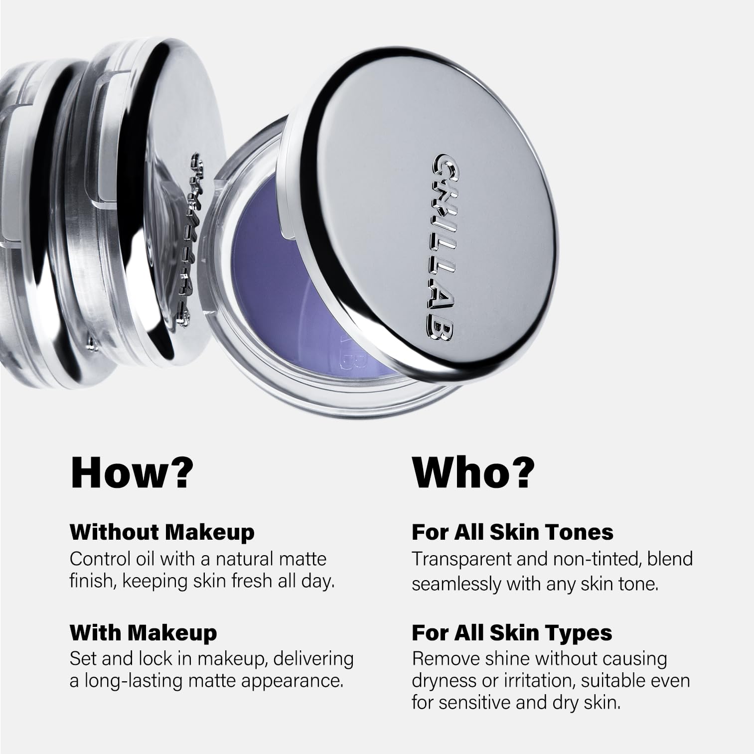 Chillab Signature Trio Gift Set with Lavender Powder & Plumping Lip Oil