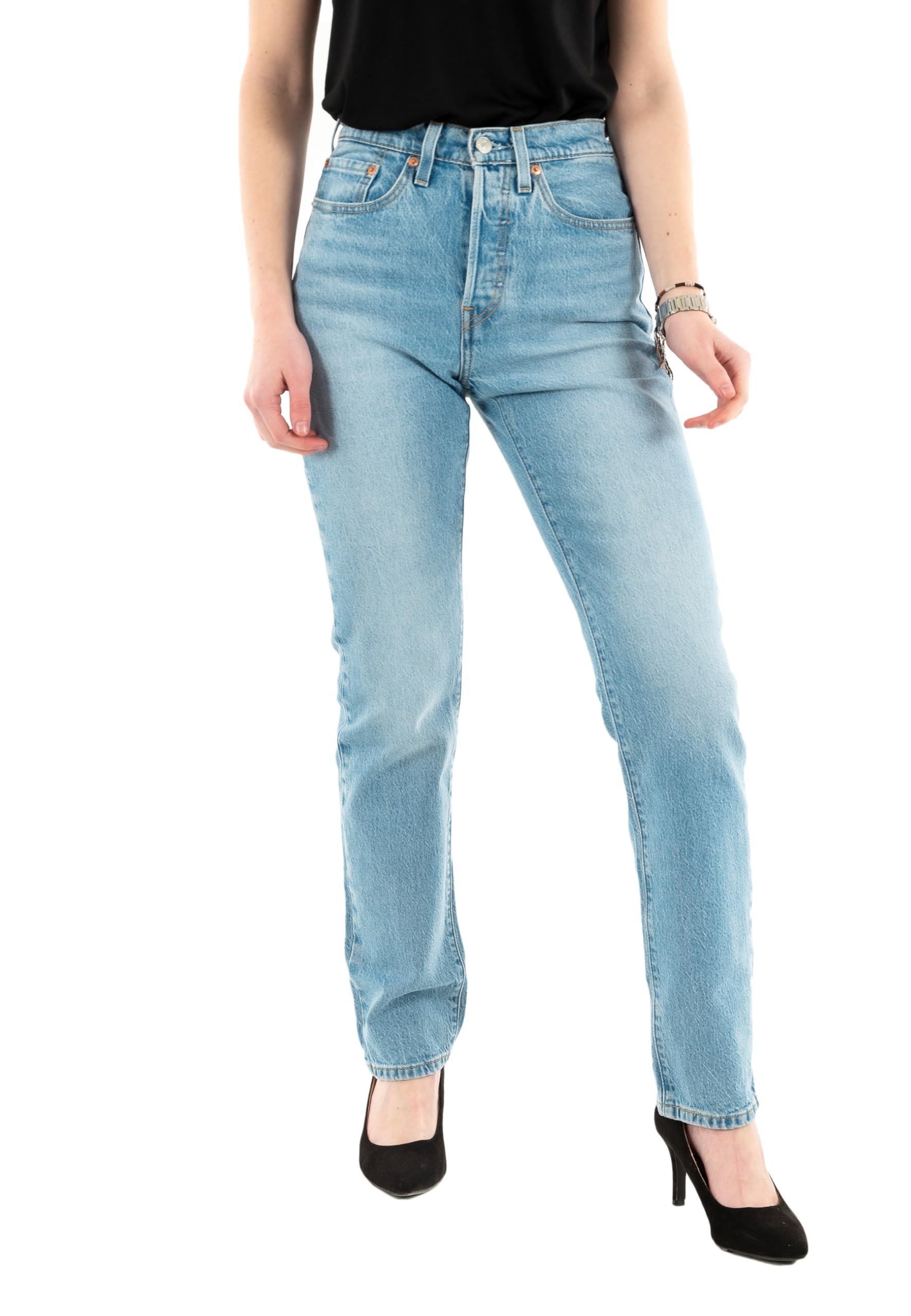 Levi's 501 Original Jeans, Blue, Size 26, Inside Leg 32, Women