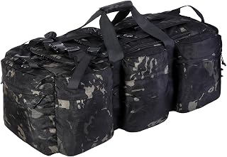 105l Military Duffle Bag Large Size, Extra Large Deployment Army Tactical Duffle Bag For Men, Heavy Duty Duffle Bag For Travel Hunting Camping Storage, Large - Camo olive, extra large, Military Style
