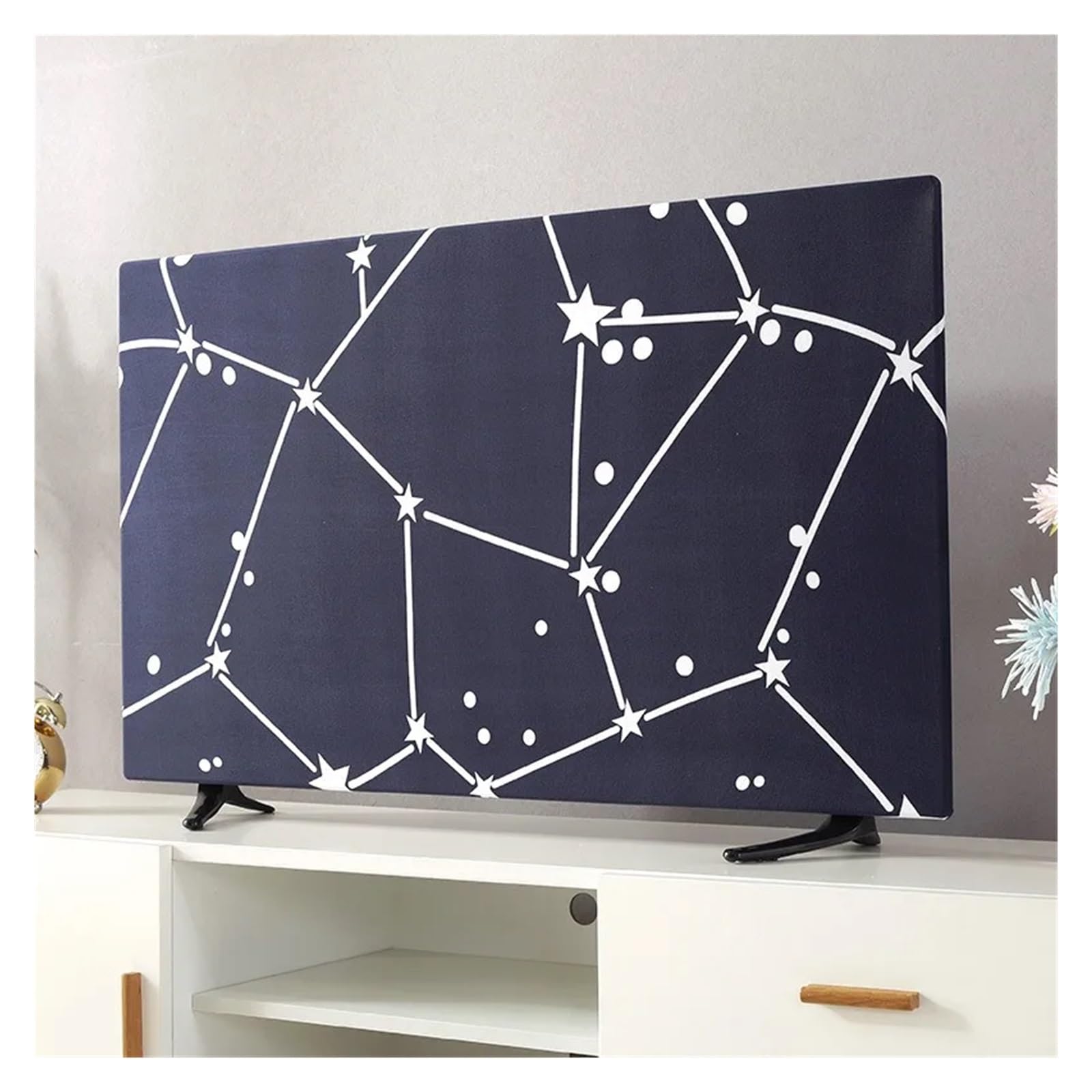 Housse protection TV suspendue et cache climatiseur intérieur - 5